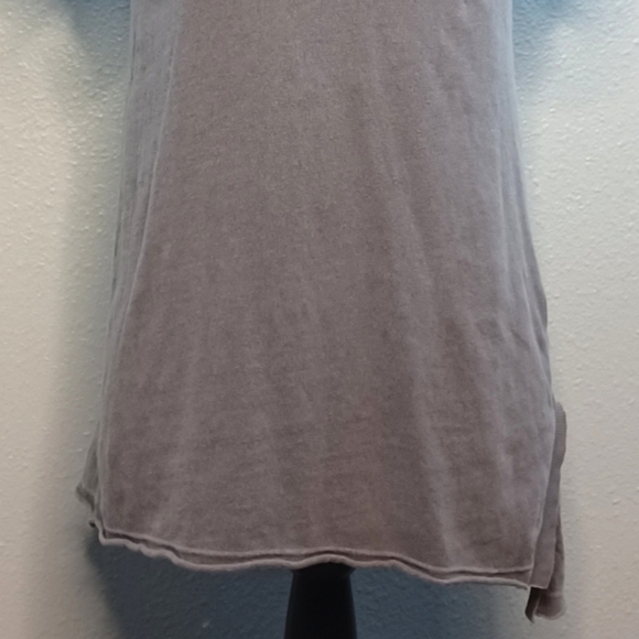 Wilt Boho Minimalist Asymmetrical Distressed 100% Cotton Tunic Top - Picture 4 of 14
